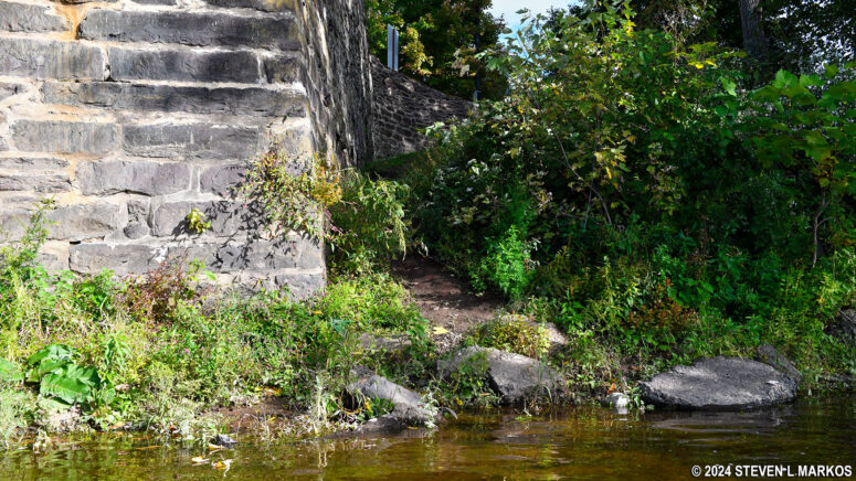 Frenchtown Bridge Canoe Launch at the base of the Uhlerstown-Frenchtown Bridge in New Jersey