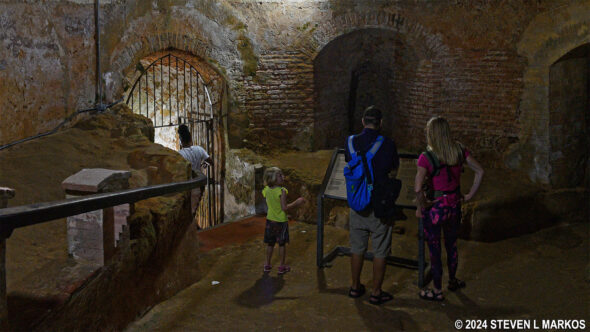 Interior of the 1539 Tower of Castillo San Felipe del Morro, San Juan National Historic Site