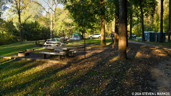 Houchin Ferry Campground in Mammoth Cave National Park