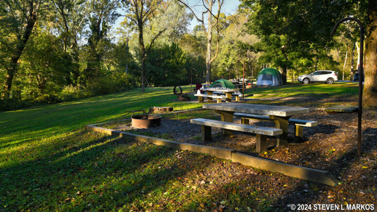 Houchin Ferry Campground in Mammoth Cave National Park
