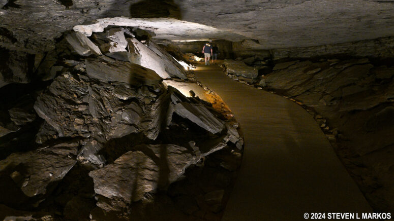 Dante’s Gateway inside Mammoth Cave