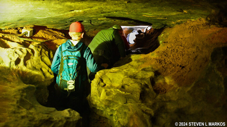 Fat Man’s Misery inside Mammoth Cave