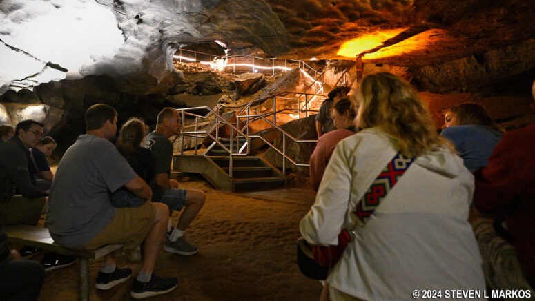 Lecture area at River Hall inside Mammoth Cave