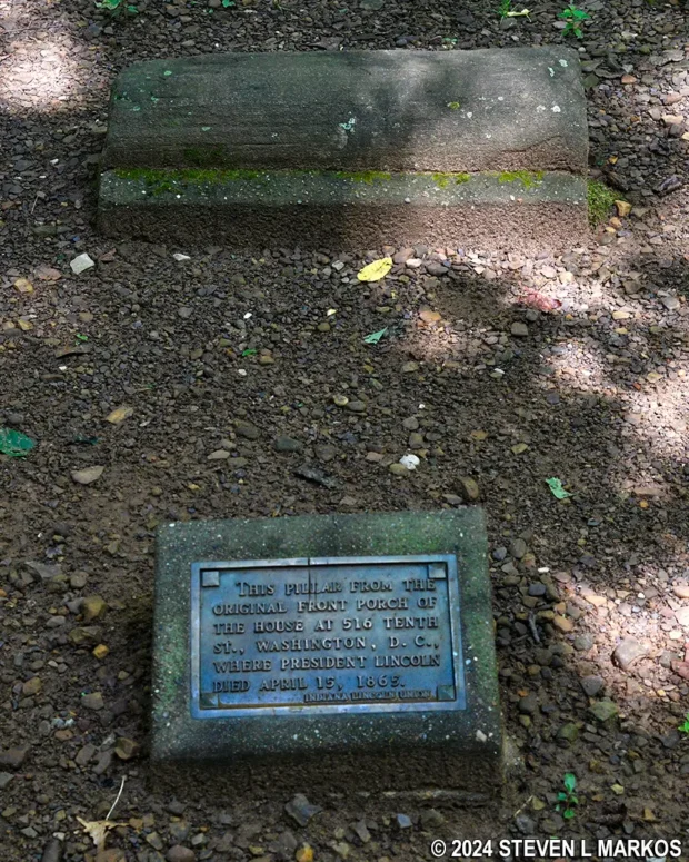 Stone 11 on the Trail of Twelve Stones at Lincoln Boyhood National Memorial