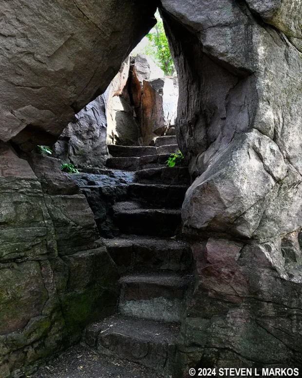 Stairs to the Nicollet Marker at Pipestone National Monument