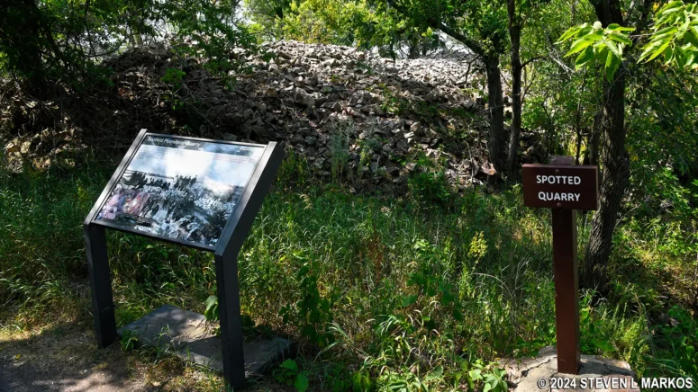 Spotted Quarry at Pipestone National Monument