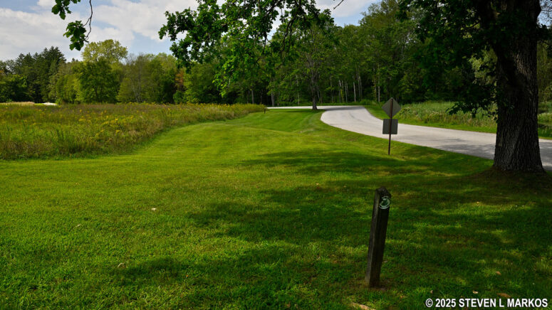 When the Roosevelt Farm Lane ends at Highway 9G, follow the park road to reach Val-Kill at Eleanor Roosevelt National Historic Site
