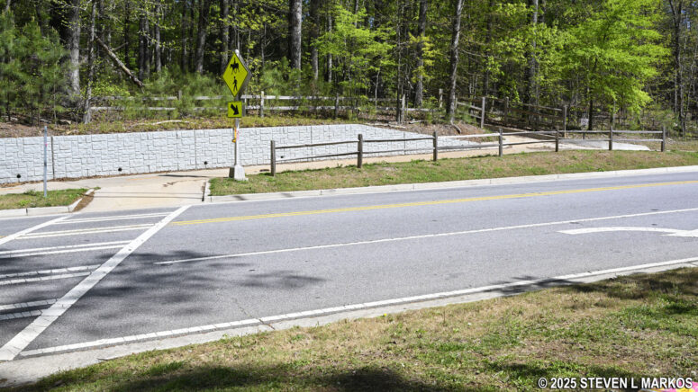 Kolb Farm Loop Hike continues on the east side of Cheatham Hill Road, Kennesaw Mountain National Battlefield Park