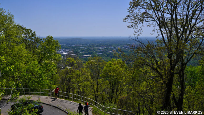 View from the observation platform near the top of Kennesaw Mountain, Kennesaw Mountain National Battlefield Park