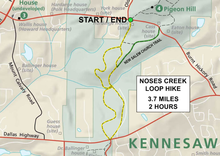 New Salem Church Trail Map (click to enlarge)
