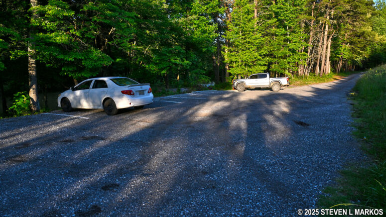 Parking lot at Blue Hole, Little River Canyon National Preserve