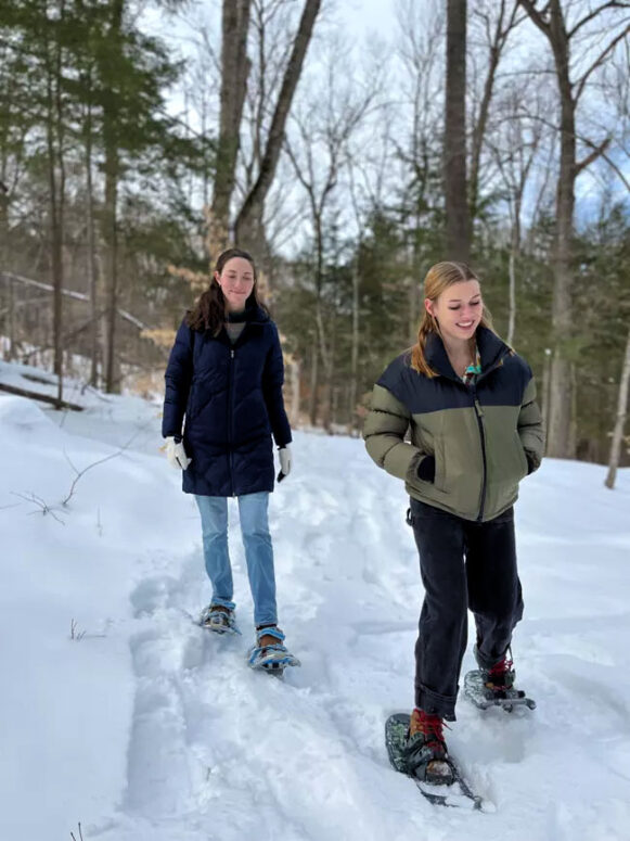Snowshoeing at Marsh-Billings-Rockefeller National Historical Park (photo by National Park Service)