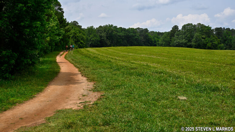 Start of the Old John Ward Trail at Cheatham Hill Road, Kennesaw Mountain National Battlefield Park