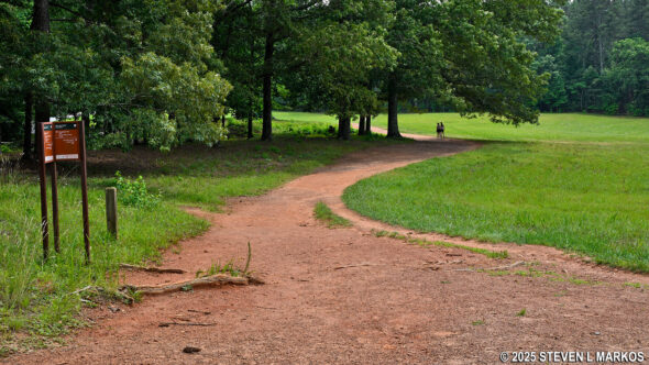 Cease Fire Trail in Kennesaw Mountain National Battlefield Park