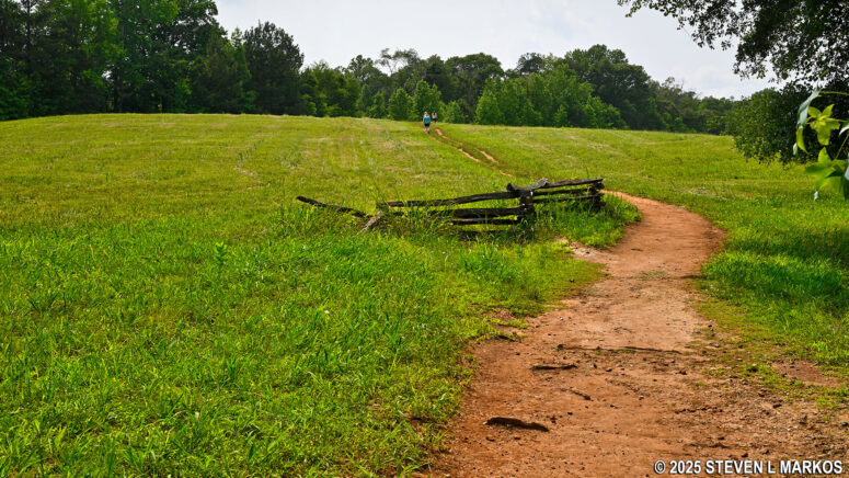 Field on the western end of the Assault Trail, Kennesaw Mountain National Battlefield Park
