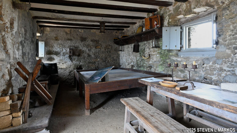Enlisted Men's quarters on the main deck of Fort Matanzas, Fort Matanzas National Monument