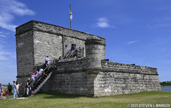 Visitors tour Fort Matanzas, Fort Matanzas National Monument
