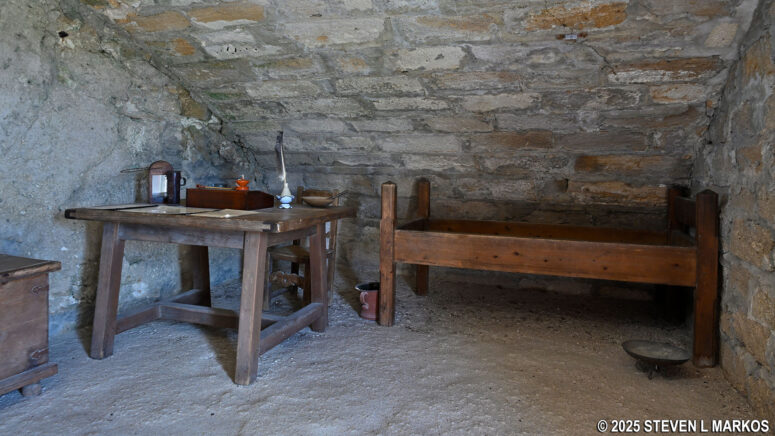 Officer's Quarters on the second floor of Fort Matanzas, Fort Matanzas National Monument