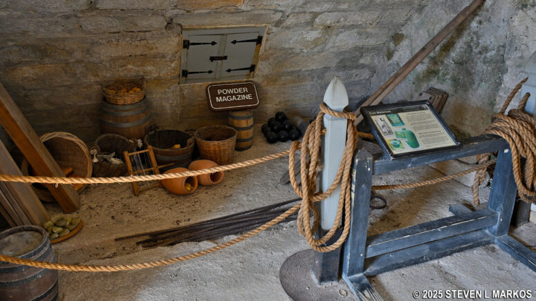 Storage area and gunpowder magazine access on the second floor of Fort Matanzas, Fort Matanzas National Monument