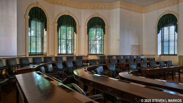 House of Representatives Chamber on the first floor of Congress Hall, Independence National Historical Park