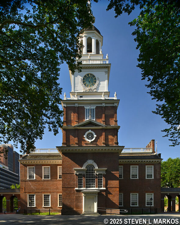 Independence Hall facing Independence Square in Philadelphia