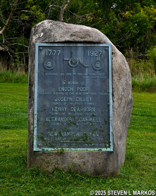 New Hampshire Soldiers monument at Saratoga National Historical Park