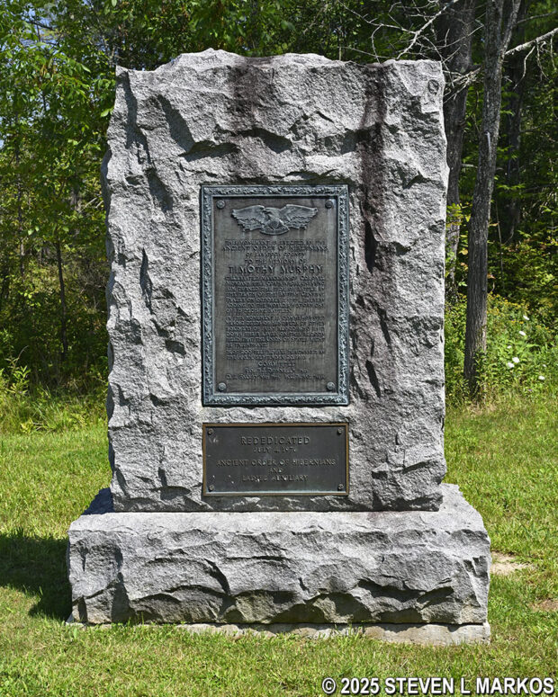 Timothy Murphy Monument at Saratoga National Historical Park