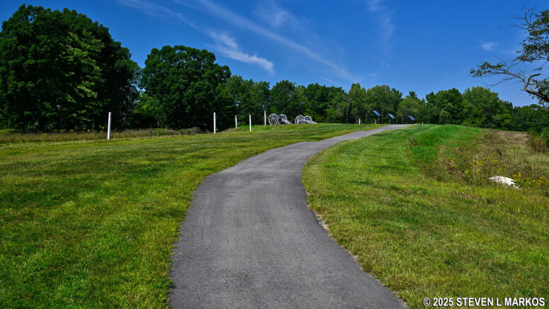 Top of the hill where the Breymann Redoubt was located, Saratoga National Historical Park