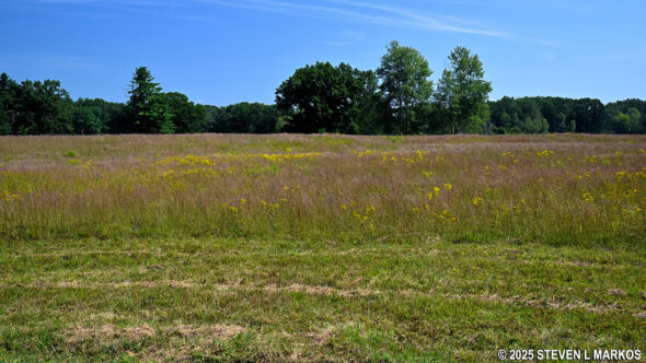 Location of British General John Burgoyne's headquarters after the First Battle of Saratoga, Saratoga National Historical Park