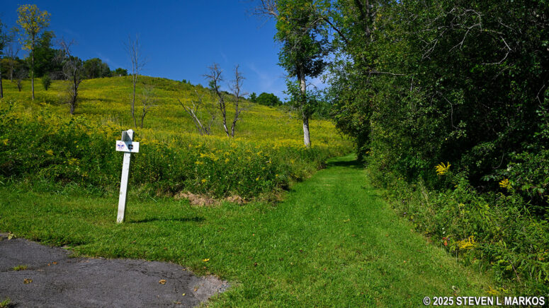 Northbound segment of the Refugee Trail at Saratoga National Historical Park