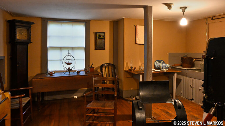 Kitchen of the Old House at Peace Field, Adams National Historical Park