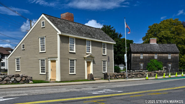 Birth homes of John Adams (right) and John Quincy Adams (left), Adams National Historical Park