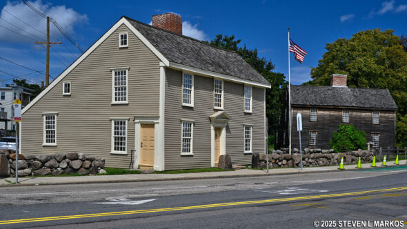 Birth homes of John Adams (right) and John Quincy Adams (left), Adams National Historical Park