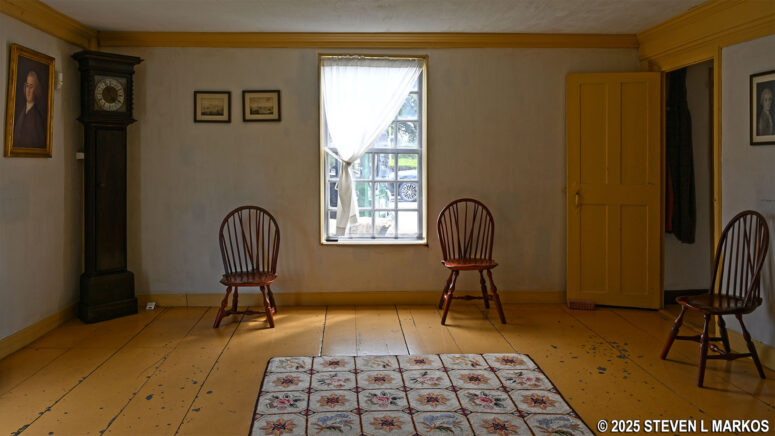 Parlor in the John Quincy Adams Birth Home, Adams National Historical Park
