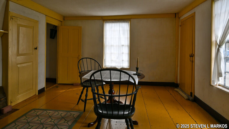 Law office of John Adams on the lower floor of the John Quincy Adams Birth Home, Adams National Historical Park