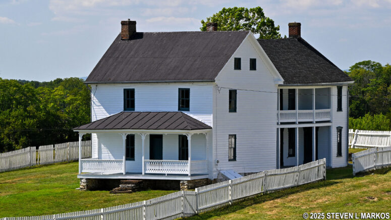 Front of the Poffenberger farmhouse, Antietam National Battlefield