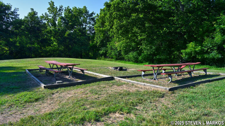 Campsite 4 at the Rohrbach Group Campground, Antietam National Battlefield