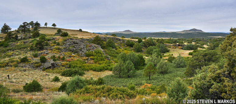 View from Stop 9 on the Boca Trail, Capulin Volcano National Monument