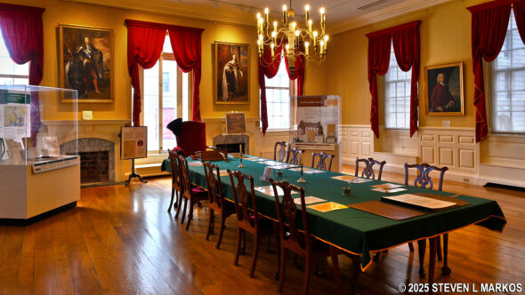 Council Chamber in Boston's Old State House