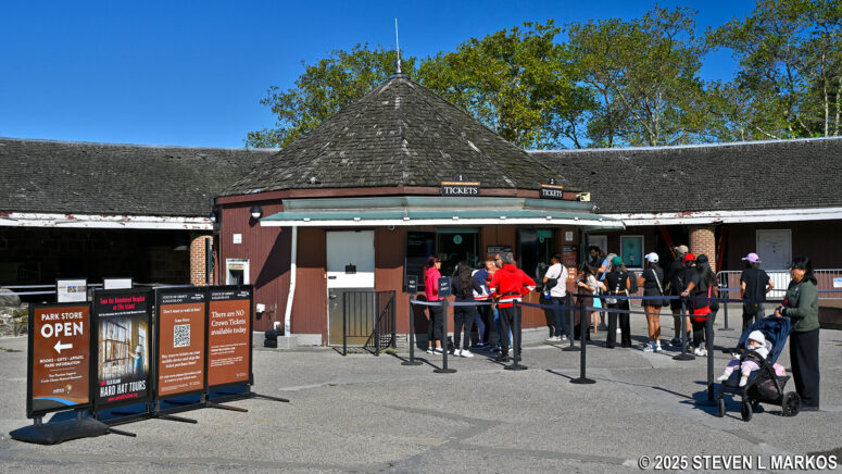 Statue of Liberty ticket office at Castle Clinton National Monument