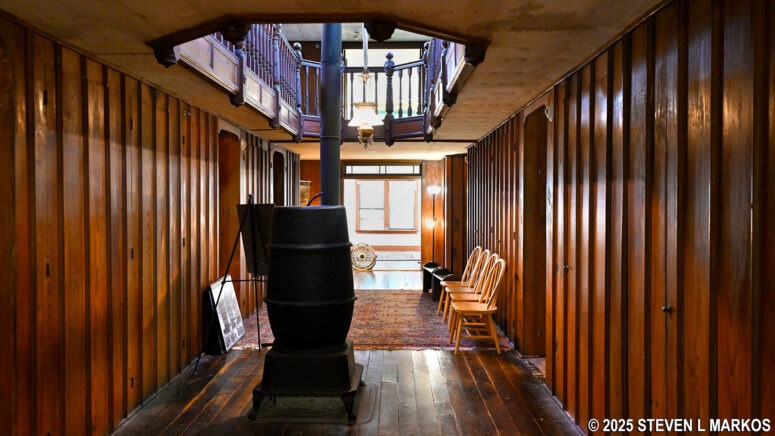Main hallway of the Clara Barton House, Clara Barton National Historic Site