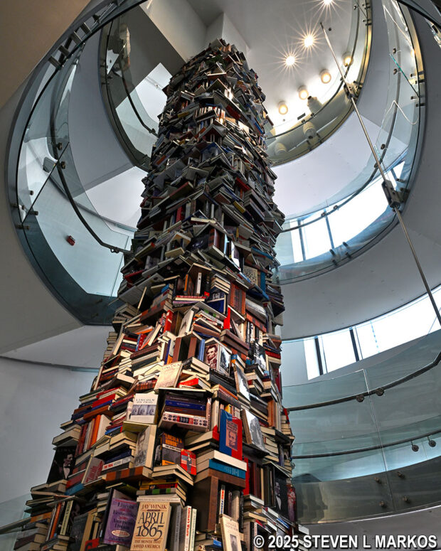 Lincoln Book Tower in the Center for Education and Leadership, Ford's Theatre National Historic Site