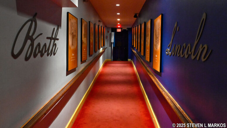 Hallway between the Ford's Theatre Museum and the actual theater, Ford's Theatre National Historic Site