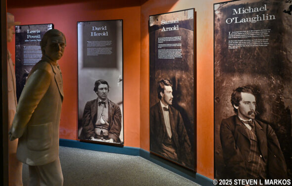 Exhibits in the Ford's Theatre Museum, part of Ford's Theatre National Historic Site