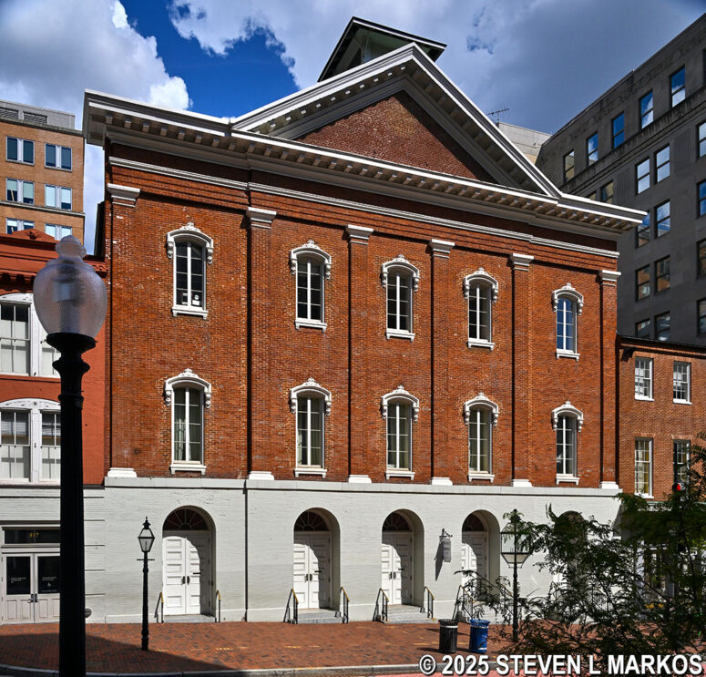 Exterior of Ford's Theatre in Washington, D.C.