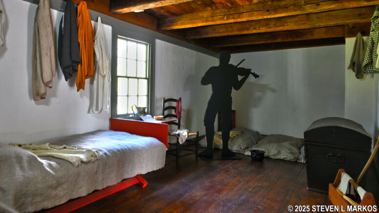 Small servants' quarters in the Ford Mansion, Morristown National Historical Park