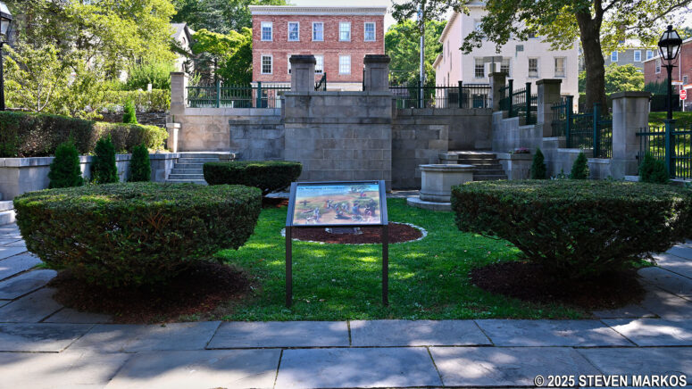 Roger Williams’ house was located on the other side of the street from the Hahn Memorial, now part of Roger Williams National Memorial