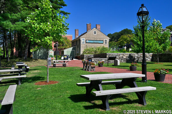 Picnic area at Roger Williams National Memorial