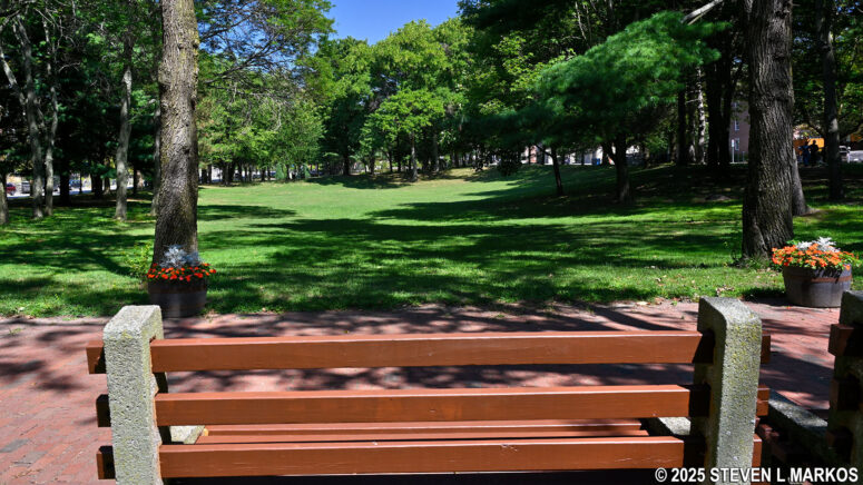 Grounds at the southern end of Roger Williams National Memorial