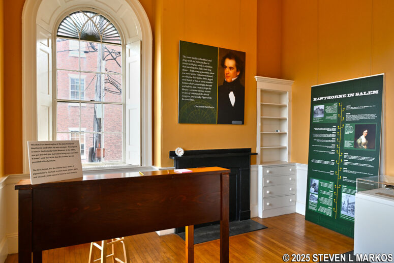 Nathaniel Hawthorne's office in the U.S. Custom House, part of Salem Maritime National Historical Park